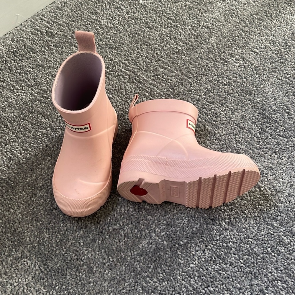 Toddler Girl Pink Hunter Rainboots